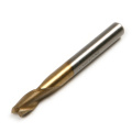 1pc 4mm 6mm Shank Titanium Coated Aluminium HSS 2 Flute Mills CNC Bits End Mills High Hardness Forming&Cutting Cutter Tools