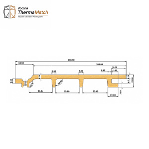 Modern Wide Flat Aluminum Wall Profile