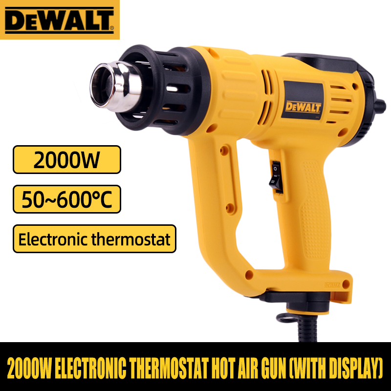 DEWALT Hot Air Gun D26414 D26411 Digital Display Welding Torch Thermostat Hot Air Cylinder