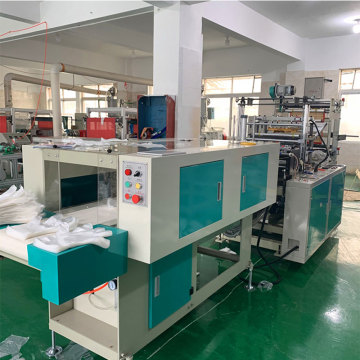 China Automatic Disposable Printed PE Gloves Machine Latex Free Two Layers Hdpe Ldpe Cpe Disposable Glove Making Machine