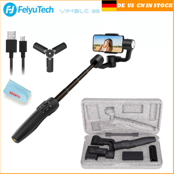 Feiyutech Vimble 2S 3-Axis Smartphone Gimbal Handheld Stabilizer 180mm Telescopic Rod with Tripod for iPhone 11 X Xs 8, Samsung,