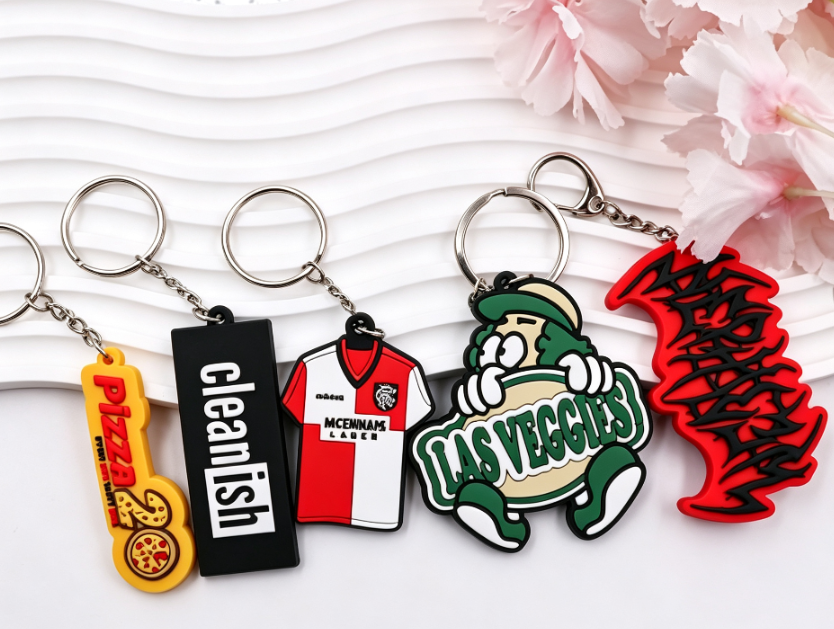 Soft PVC Keyring Custom Logo