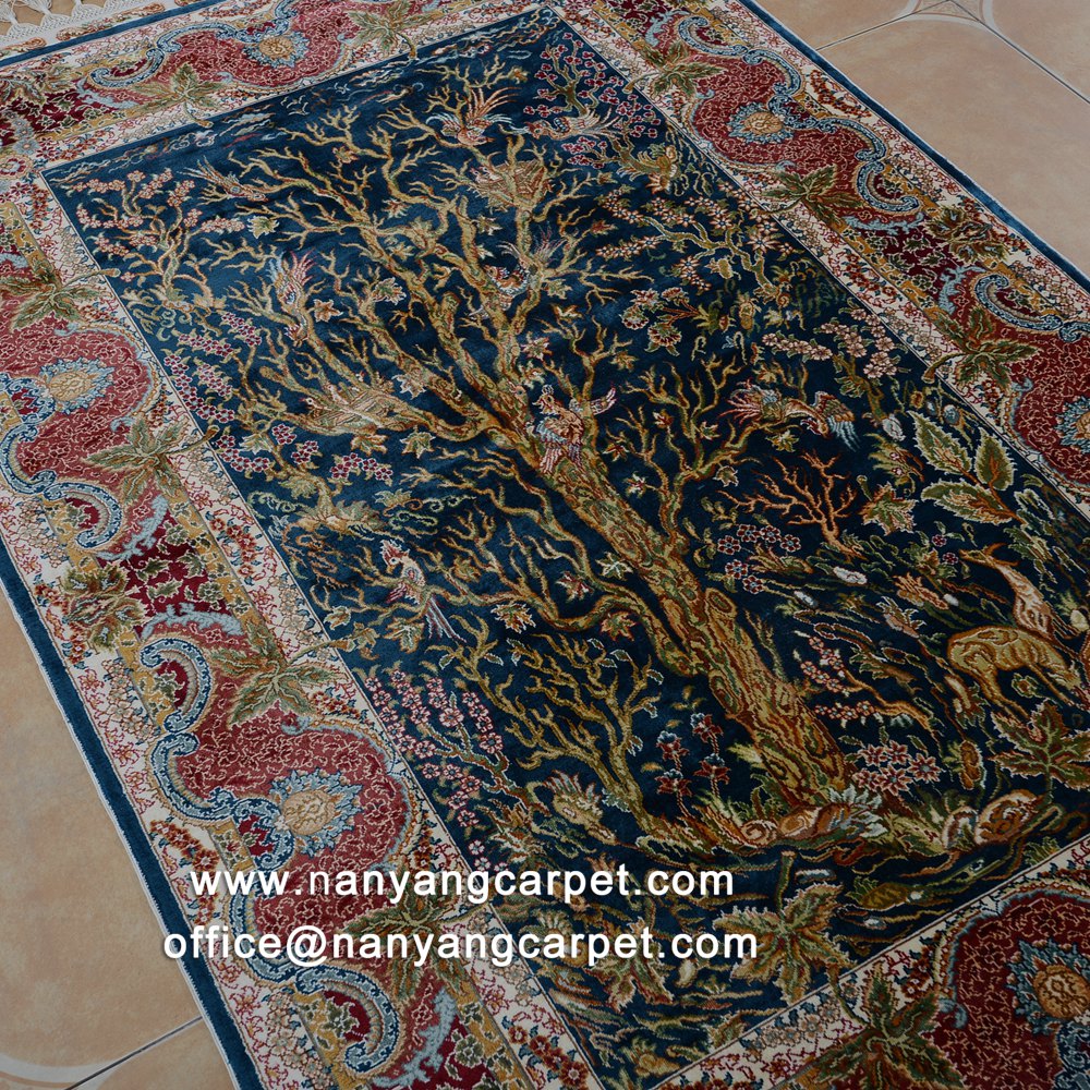 silk rug