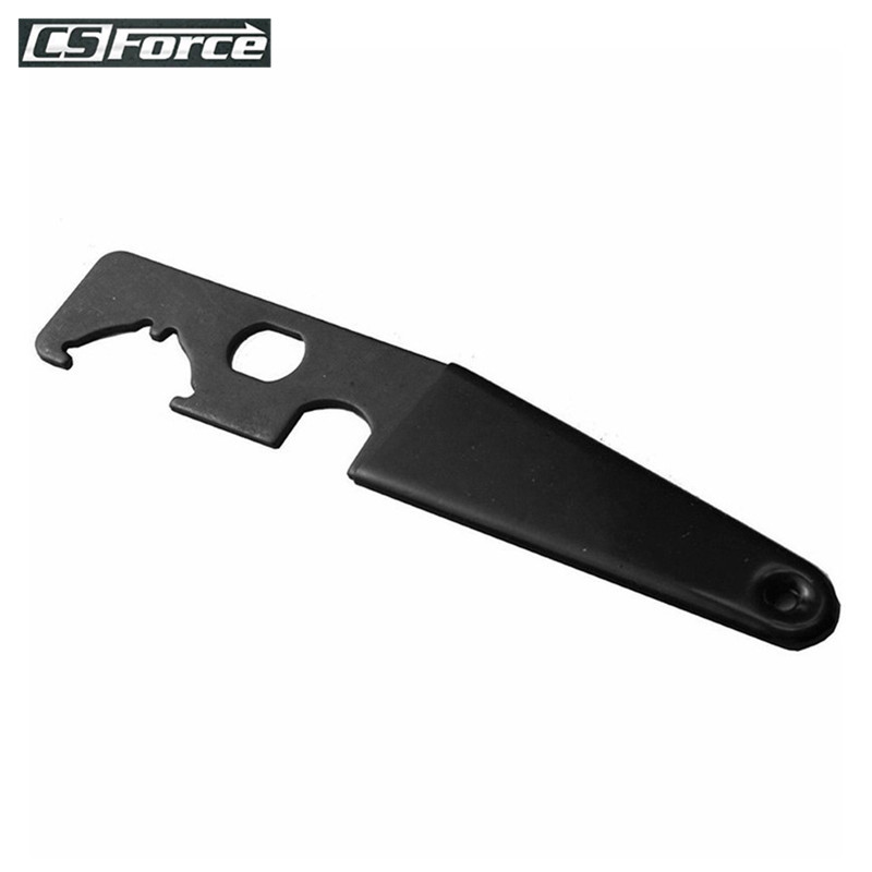 .223 Steel Enhanced AR15 Armorer Stock Spanner Wrench with Rubber Handle for Castle Nut A1/A2 Muzzle Brake Wrench