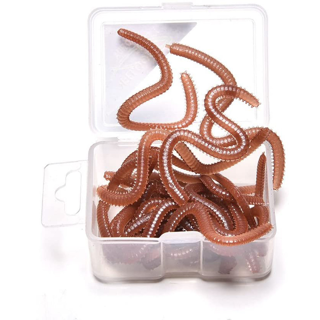 1/Box Worm Fishing Baits tackle Spinner Bait Artificial Sea Worms Simulation Fishing Tackle Soft Bait Tool рыбалка аксесуары