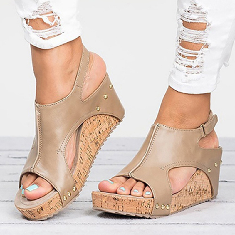 Women Sandals Platform Sandals Wedges Shoes Women Heels Gladiator Sandalias Mujer Summer Shoes Peep Toe Wedge Heels Sandals