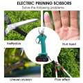 48V 30mm Electric Pruning Shears Cordless Secateur Rechargeable Pruning Scissors Pruners Garden Cutting Tools With 1x Battery