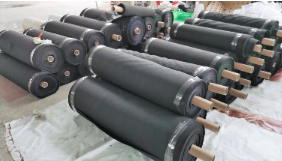 fire resistant silicone rubber coated fiberglass fabric