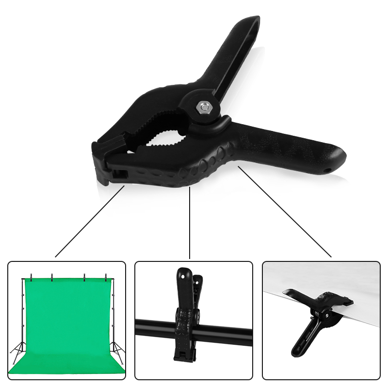 1Pc/set 12cm Backdrop Clip Photo Studio Accessories Light Photography Background Clips Backdrop Clamps Peg for Studio DIY tools