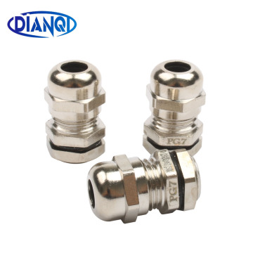 3Pcs 5Pcs PG7 3.0-6.5mm /PG9 4-8mm Waterproof Connector Cable Gland PG7 PG9 Metal Cable Gland Good Quality Free Shipping