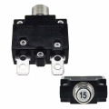 1pc Mini Circuit Breaker 12/24V Push Button Resettable Thermal Circuit Breaker Panel Mount 5-30A Auto Marine Replacement Parts