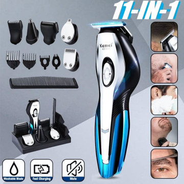 11 Function Men Hair Clipper Rechargeable Wireless Hair Trimmers Electric Shaver Nose Hair Trimmer Shaving Machine Beard Razor