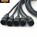 Free Shipping 5pcs/lot 1.2 Meters length 3-pin signal connection DMX cable for stage light, stage light accessories