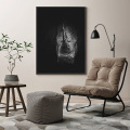 Animals Wall Art Canvas Poster Black and White Print Deer Elephant Painting Nordic Decoration Picture Modern Living Room Decor