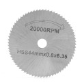 44MM HSS Cutting Disc Grinder Cutoff Circular Saw Rotary Blades Tool + Rod New