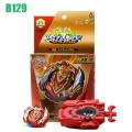Burst B-129 Explosive Gyroscope Super Z Warrior Achilles Battle Hegemony Spinning Top with Launcher Fusion Juguetes for Children