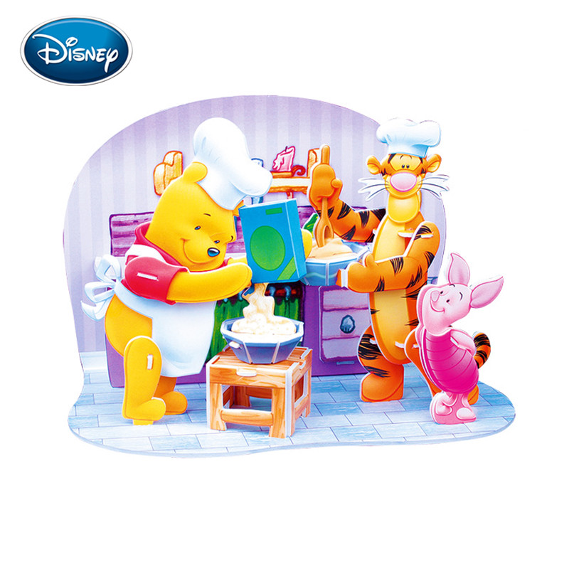 Disney EPS foam board three-dimensional puzzle cartoon Mickey / Winnie the Pooh 3-4-5-6 years old children's jigsaw puzzle