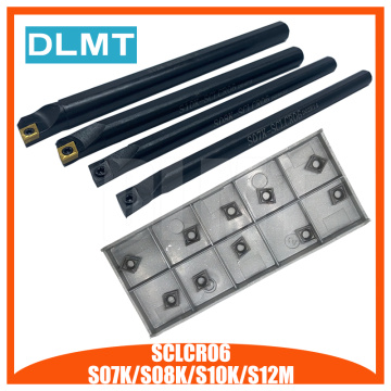 SCLCR06 S06K SCLCR06S07K/SCLCR06 S08K/SCLCR06 S10K/SCLCR06 S12M Internal turning tool Grooving Turning Lathe Bar Tool Holder Set