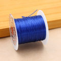 15 colors available 8Yards/roll Crystal line Rubber Nylon Cords/String Chinese Knot Cord DIY Bracelet Jewelry Findings