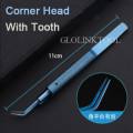 Tcorner with tooth