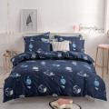 Alanna hot Selling 02 Printed Solid bedding sets Home Bedding Set 4-7pcs High Quality Lovely Pattern with Star tree flower