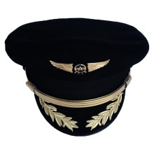 Custom Upscale Pilot Cap Airline Captain Hat Uniform Hat Party Cap Adult Men Military Hats