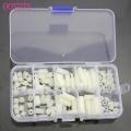 M3 Nylon Hex Spacers Screw Nut Assortment Kit Stand off Plastic Accessories Set S08 Wholesale&DropShip