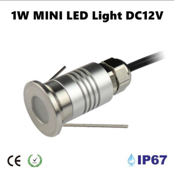 4pcs 1W CREE Led Underground Light Outdoor Indoor Mini Condensing Ground Lamp 1W Landscape Lighting IP67 DC12-24V