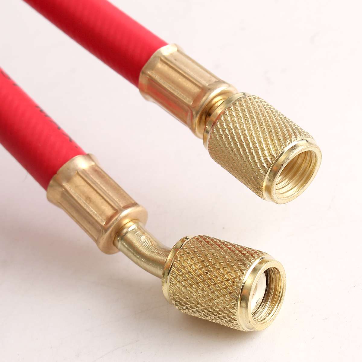 90CM R134A Car Charging Hose Refrigerant Measuring Recharge Adapter Coolant Pipe 14MM for R410a R22 R12 1/4" SAE Air Conditioner