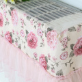 Lace Cloth Flower Hanging Air Conditioning Cover AC Dust Cover Pink Purple Coffee Color Home Decor Bedroom Living Room