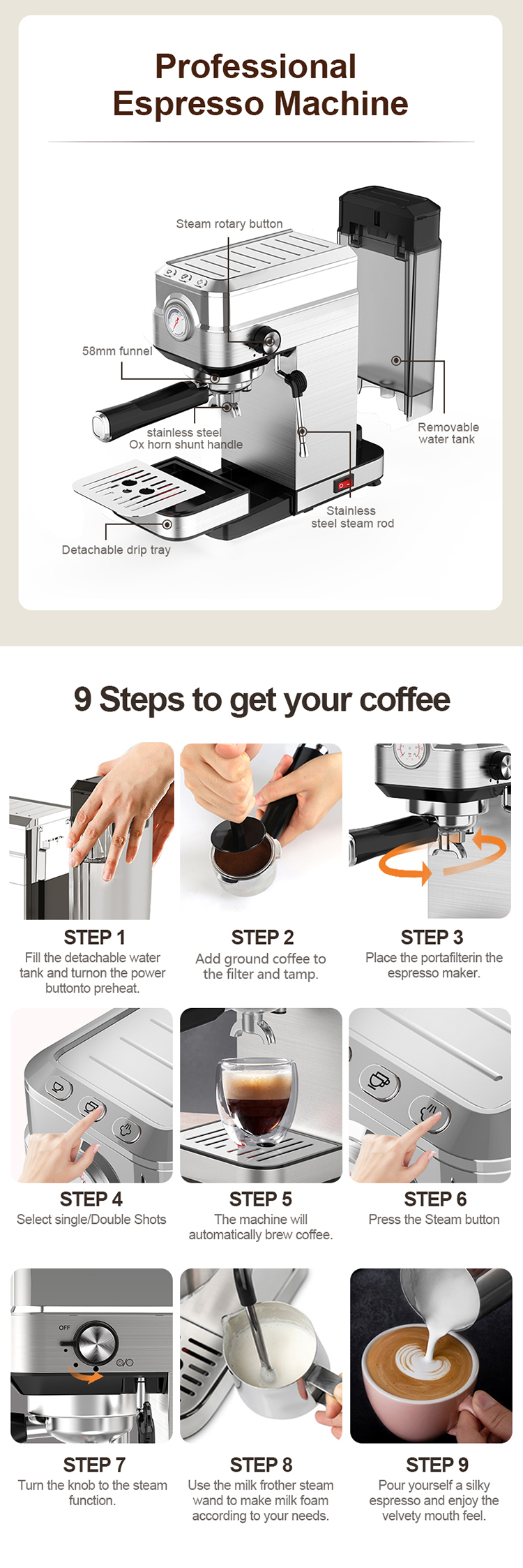 kitchenaid semi automatic espresso machine (4)