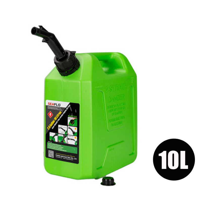 5L 10L Fuel Tank Gas Canister Jerrycan Red Yellow Green Plastic Gas Diesel Petrol Oil Containers Gasoline Mount Car Motorcycle