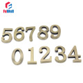 1pc 50mm Digital House Number 0/1/2/3/4/5/6/7/8/9# Optional Bronze Alloy Adhesive Sticker Hotel Apartment Home Gate Door Number