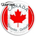 Jump Time for Toronto Ontario Vinyl Stickers Canada Sticker Laptop Luggage Decal Car Styling Motor Helmet Decor Car Accessories