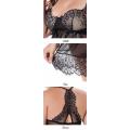 5XXL Lace Lingerie Porno See Though Ropa Sexy Para El Sexo Black Womens Nightgown Sleepwear Night Dress Pull Size