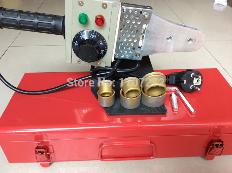free shipping Temperature controled PPR welding machine, plastic welder AC 220V 600W 20-32mm for weld plastic pipes