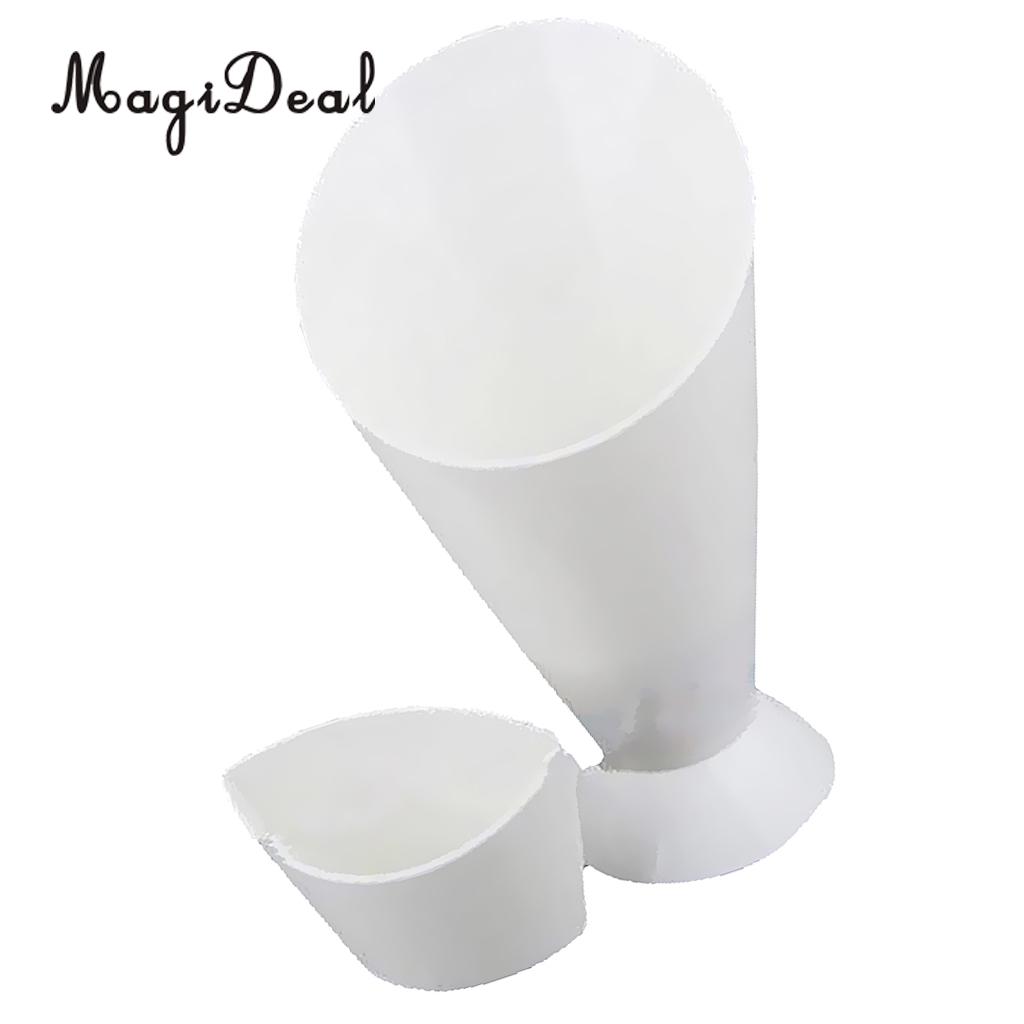 Snack Cone Stand + Dip Holder For Fries Chips Finger Food Sauce Vegetables