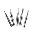 Vastar 5PCS/Lot Solder Iron Tips 2.4D+3C+I+B+K Copper Soldering Iron Head Kit DIY Electric Soldering Iron Replacement Tip Repair