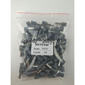 FREE SHIP 100pcs E4012 grey 12 AWG 4mm2 Insulated Cord End Terminal Wire Ferrules