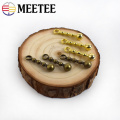 Meetee 30pcs 3# 25mm Metal Zipper Puller Bag Bronze Pull Pendant DIY Wallet Jacket Repair Zip Pendant Hardware Accessory ZT017