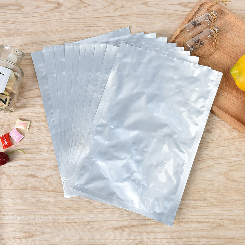 New 10 Pcs Reusable Silver Aluminum Foil Mylar Bag Vacuum Sealer Food Storage Package Fresh-keeping Bags