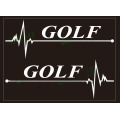 2pcs golf Car windows sticker For VW GTI golf6 golf7 MK4 mk5 mk6 mk7