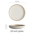White 10-inch plate