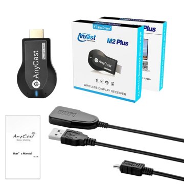 TV Stick 1080P Wireless WiFi Display TV Dongle Receiver for AnyCast M2 Plus for Airplay 1080P HDMI-compatible TV Stick