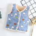 Children's Cartoon Vest for Boys Spring Autumn Wool Baby Vests Fashion Waistcoat for Boys Baby Clothes Kids Tops Jackets Colete