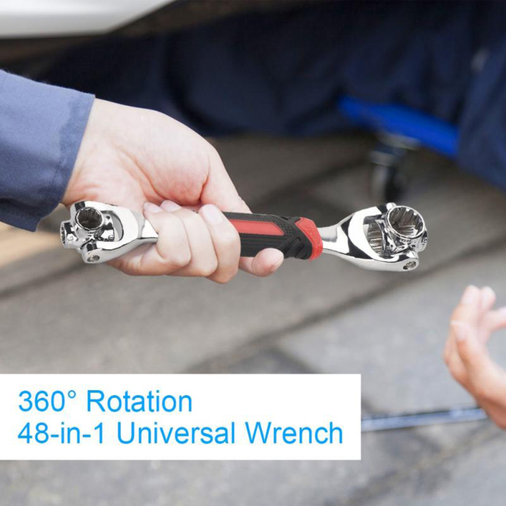 Multi-function Wrench 48-in-1 360 Degree 6-Point Tiger Wrench Car Repair Tools Adjustable Magic Wrench Spanner Tools Dropship