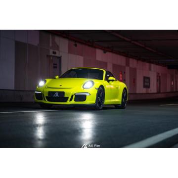 Acid Green Vinyl Car Wrap Film 1.52*18M