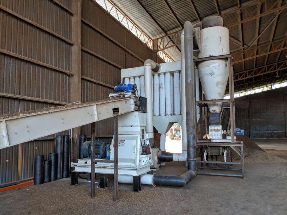 Fir Tree Wood Crusher Sawdust Machine Biomass Hammer Mill