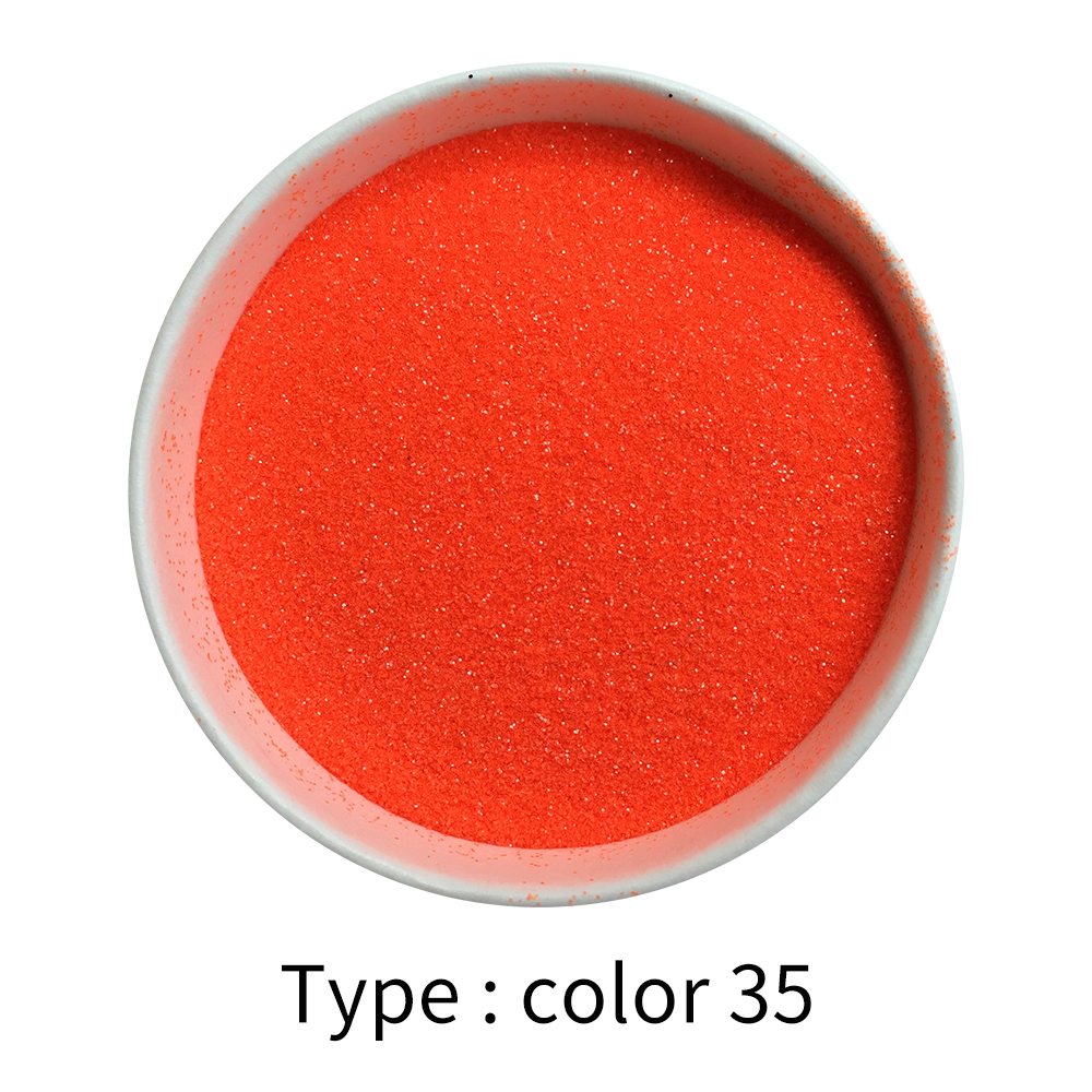 50g Dark Orange Red Glitter Powder Pigment Coating for Painting Nail Decorations Automotive Arts Cra