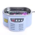 Double Powers Ultrasonic Jewelry Cleaner Bath for Watches Contact Lens Glasses Denture Teeth Electric Makeup Brush Cleaner